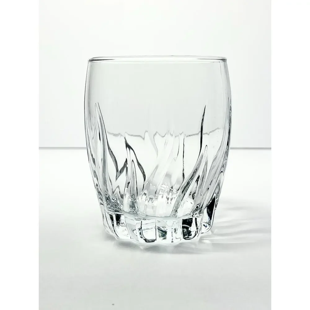 Anchor Hocking “Central Park” 8 Old Fashioned Tumbler Drinking Glasses 4” 8oz